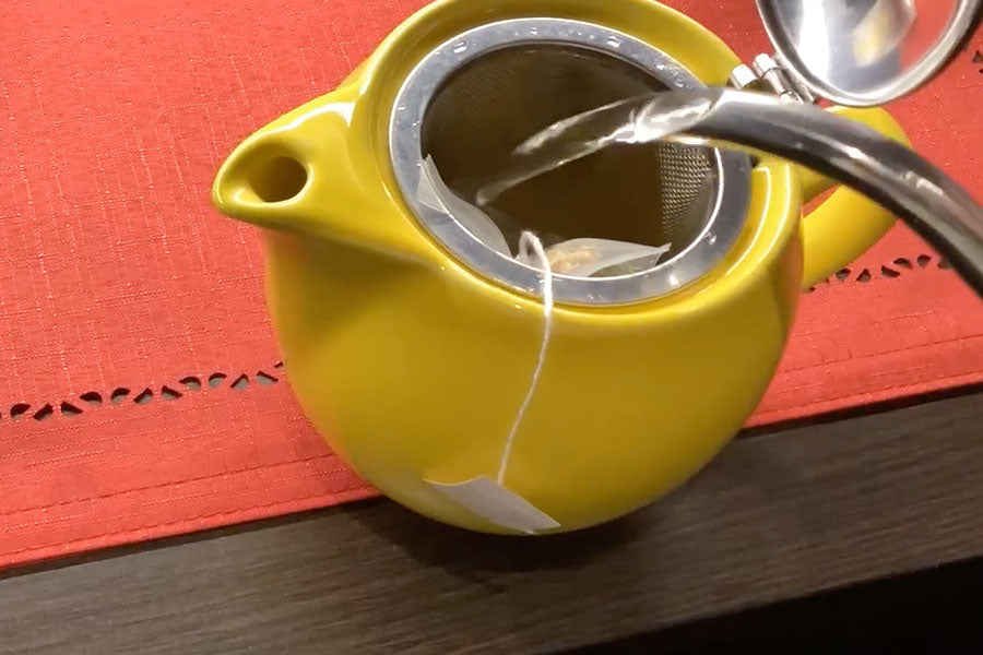 漢方茶ティーバッグで簡単にいれられます